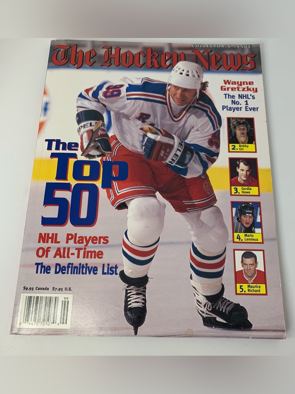 The Hockey News Top 50 Players of all Time Vtg 1997 Collector Issue NHL Magazine